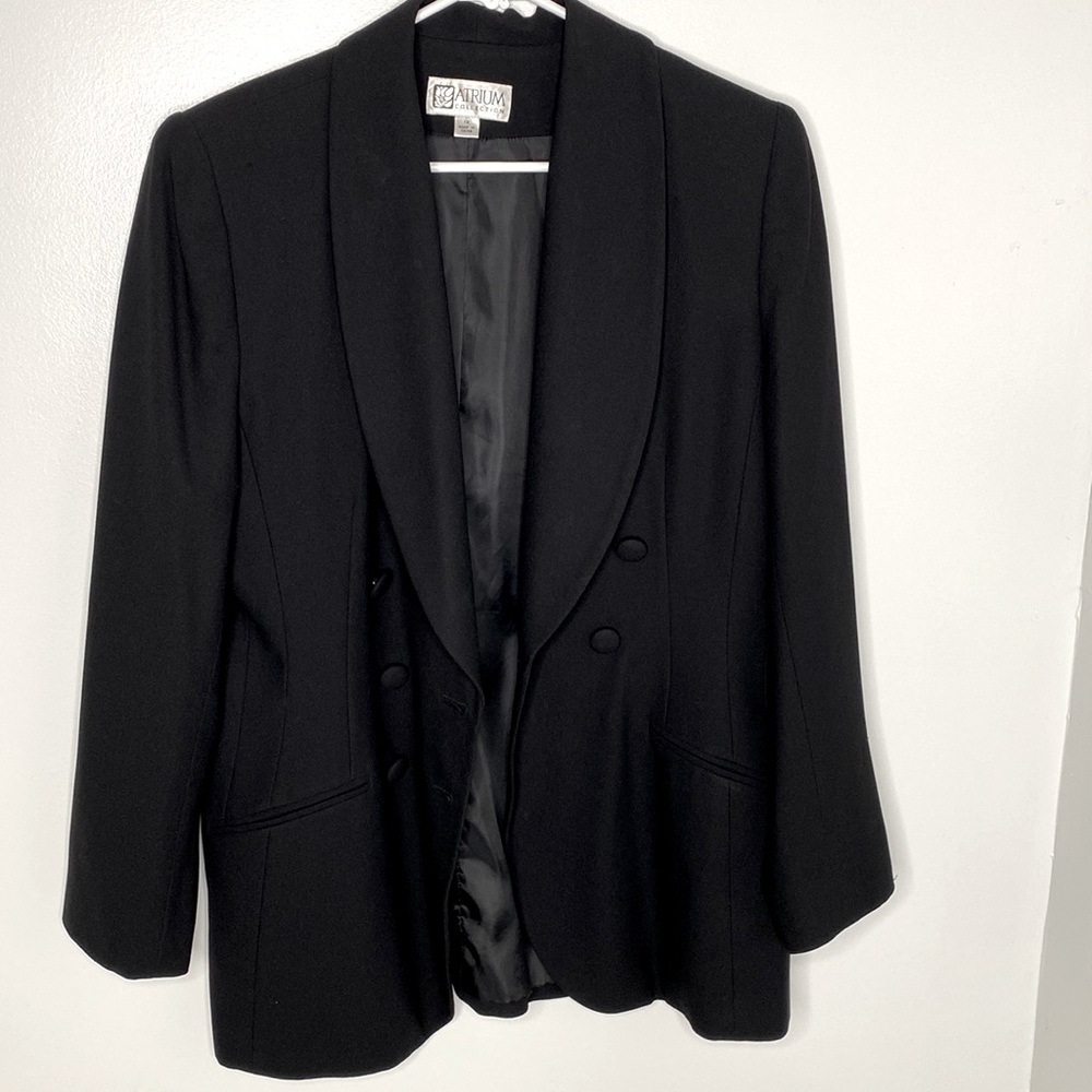 Atrium Collection Black Blazer | size 12